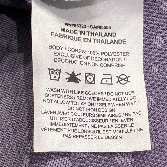 Nike Women's Tour Dri-FIT ADV Jacquard Golf Polo Lavender SZ L NWOT - Picture 8 of 8